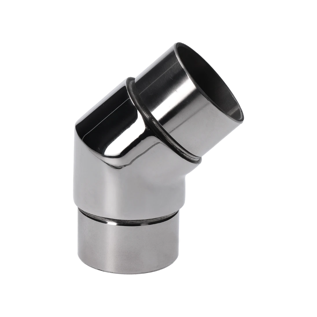 DOPREDAJ! Spojka 45° na trubku ø 42,4 mm, leštená AISI 304