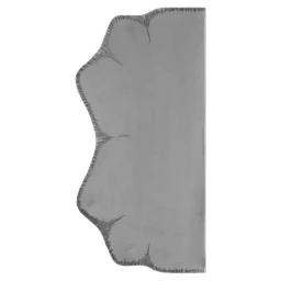 Štít 260 x 125 x 3 mm bez otvorov, zdobený