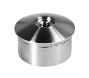 Spodek držáka madla, M8, ø 42,4 mm, broušená AISI 304 - slide 0