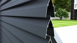 Al profil 86 x 46 x 2000 mm, lak so štruktúrou RAL 7016 - slide 2