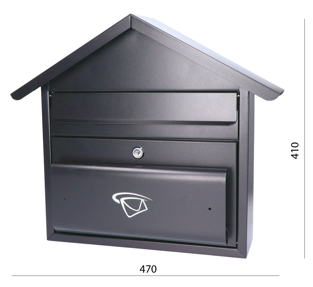 DOPREDAJ schránka poštová, max. formát C4, čierna matná