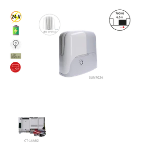 SUN7024 pohon pre posuvnú bránu do 700 kg - slide 1