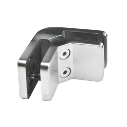 Svorka rohová, sklo 8 - 12,76 mm, brúsená AISI 304