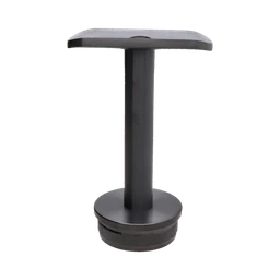 Držiak madla pevný na trubku ø 42,4 mm, PVD - čierna