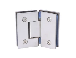 Záves medzi sklá 135°, sklo 8 - 10 mm, brúsená AISI 304