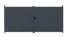 Křídlová brána, hliníková, šířkově nastavitelná, 4000 x 1788 mm