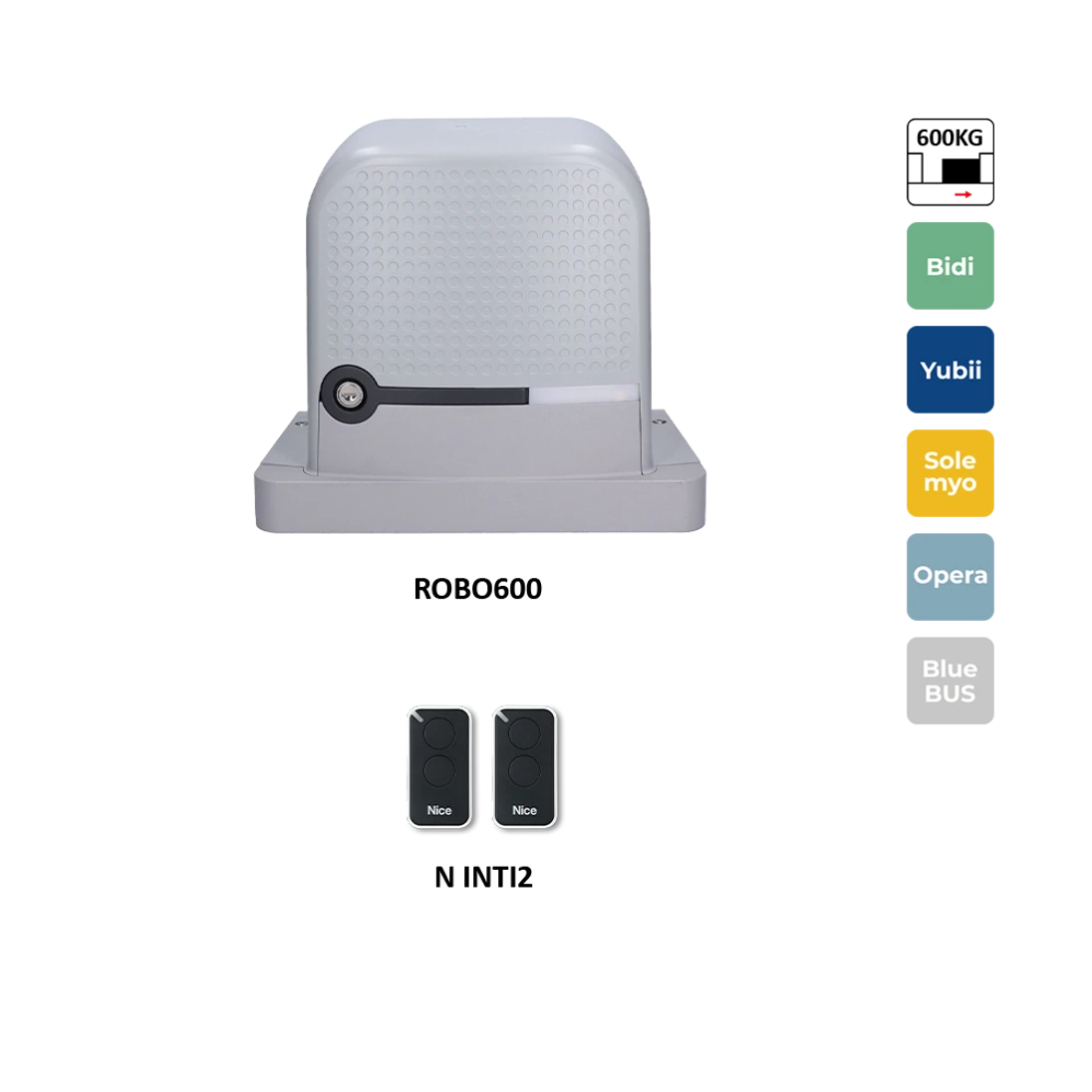 ROBO600KLT sada pre posuvnú bránu do 600 kg