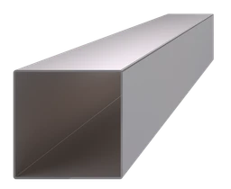 Profil 80 x 80 x 2 x 6000 mm, brúsená nerez AISI 304