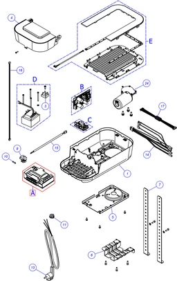 riadiaca jednotka SPMCU2 pre RBS600HS, SPR800W, SPR1200BLW (A)