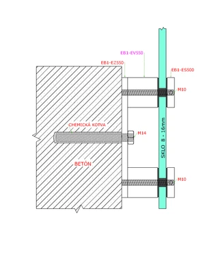 Přechod na vymezení vzdálenosti, ø 50 mm, AISI 304 - slide 3
