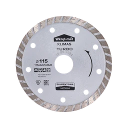 Turbo diamantový kotouč 115 × 2,2 × 22 mm