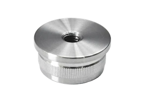 Spodek držáka madla, M8, na trubku ø 33,7 mm, AISI 304 - slide 0