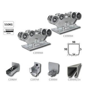 MEDIO-9 samonos do 550 kg/8,5 m, profil 98 x 98 x 5 mm, Zn - slide 1