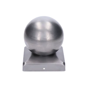 Strieška plechová, 60 x 60 mm s guľou ø 50 mm - slide 1