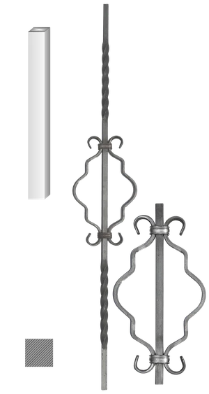 DOPREDAJ tyč 12 x 12 mm, 150 x 1000 mm - slide 1