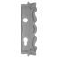 DOPREDAJ štít 295 x 90 x 4 mm, rozteč 90 mm, pravý