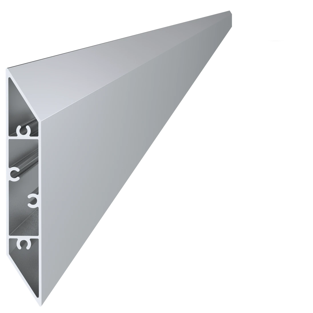 Al profil 108 x 16 x 6000 mm, bez povrchovej úpravy