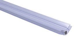 Plastové tesnenia magnetické, sklo 6 mm, 135°, L = 2200 mm