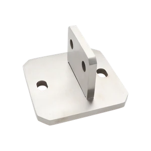 Příruba k vypalovaným sloupkům, vrtání 2 díry, AISI 304 - slide 0