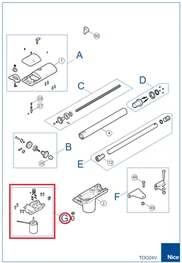 SPMTG08200 motorček pre pohon TOO3024