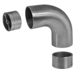 Spojovací oblouk s mezikusy ø 42 mm, broušená AISI 304