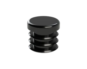 Vnútorná krytka guľatá ø 14 mm, plastová, čierna - slide 1