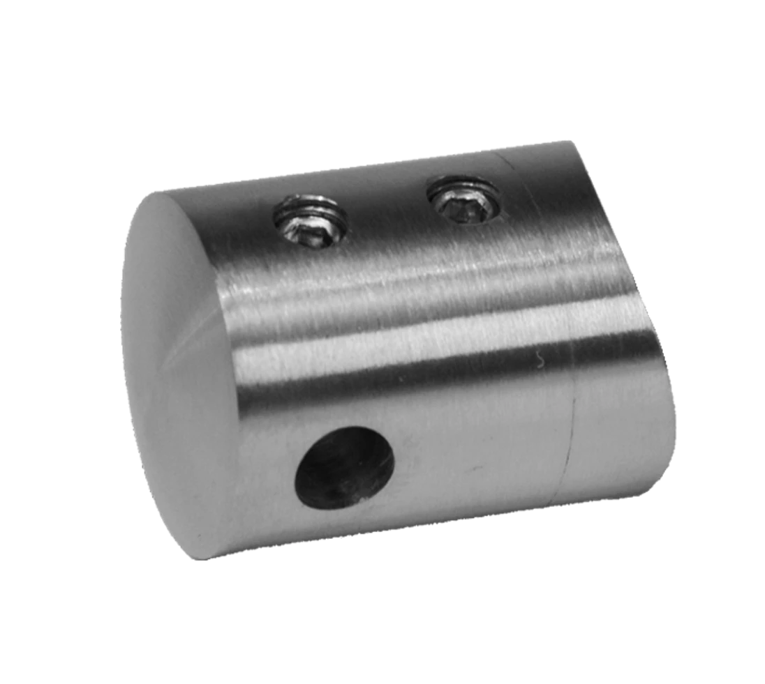 Držák lanka ø 5 mm na trubku ø 42,4 mm, broušená AISI 304