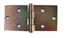 Záves pásový 102 x 50 mm, žltý zinok