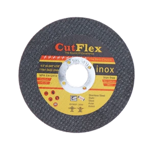 Řezný kotouč na ocel a nerez, 115 x 1 x 22,2 mm - slide 0