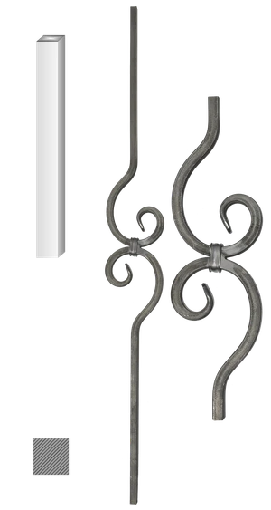 DOPRODEJ tyč 12 x 12 mm, 110 x 900 mm - slide 1