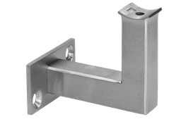 Držiak madla na stenu, brúsená nerez AISI 304