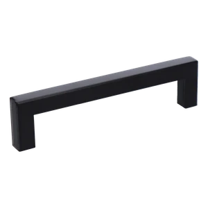 Úchytka pre rozteč 128 mm, dutá, čierna, nerez AISI 304 - slide 0