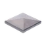Stříška plechová 80 x 80 mm, tloušťka 0,8 mm