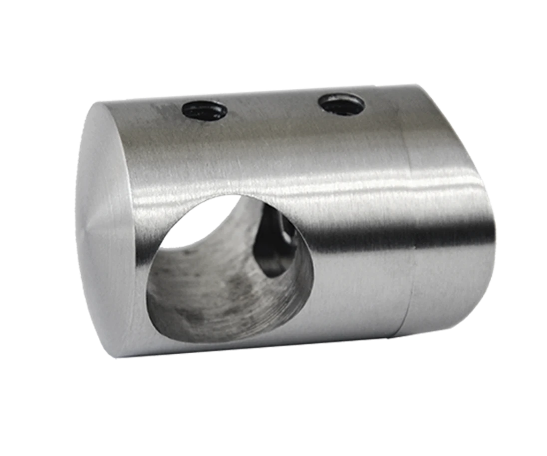 Držiak tyče ø 16 mm na trubku ø 42,4 mm, brúsená AISI 304