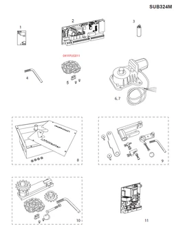 Reťaz a spojka reťaze pre Liftmaster SUB-180