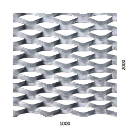 Ťahokov Fe 1000 x 2000 x 1,5 mm, oko 62 x 25 mm