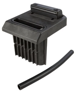 Stredový spodný doraz s odtokom vody, pre dvojkrídlové brány