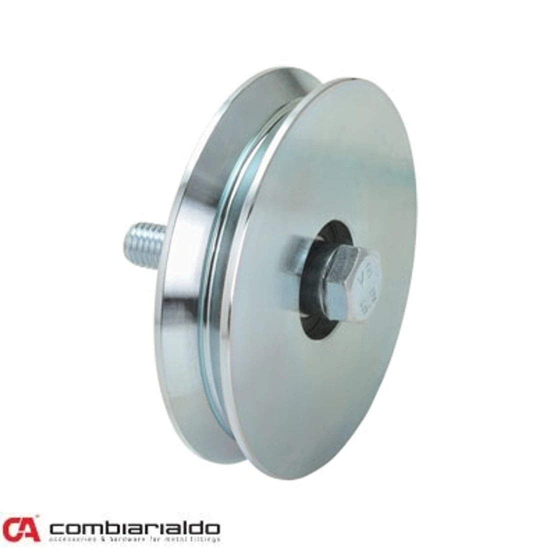 Vodiace koliesko ø 40 mm jednoložiskové, V, nosnosť 60 kg