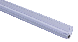 Plastové tesnenia magnetické, sklo 8 mm, 90°, L = 2200 mm