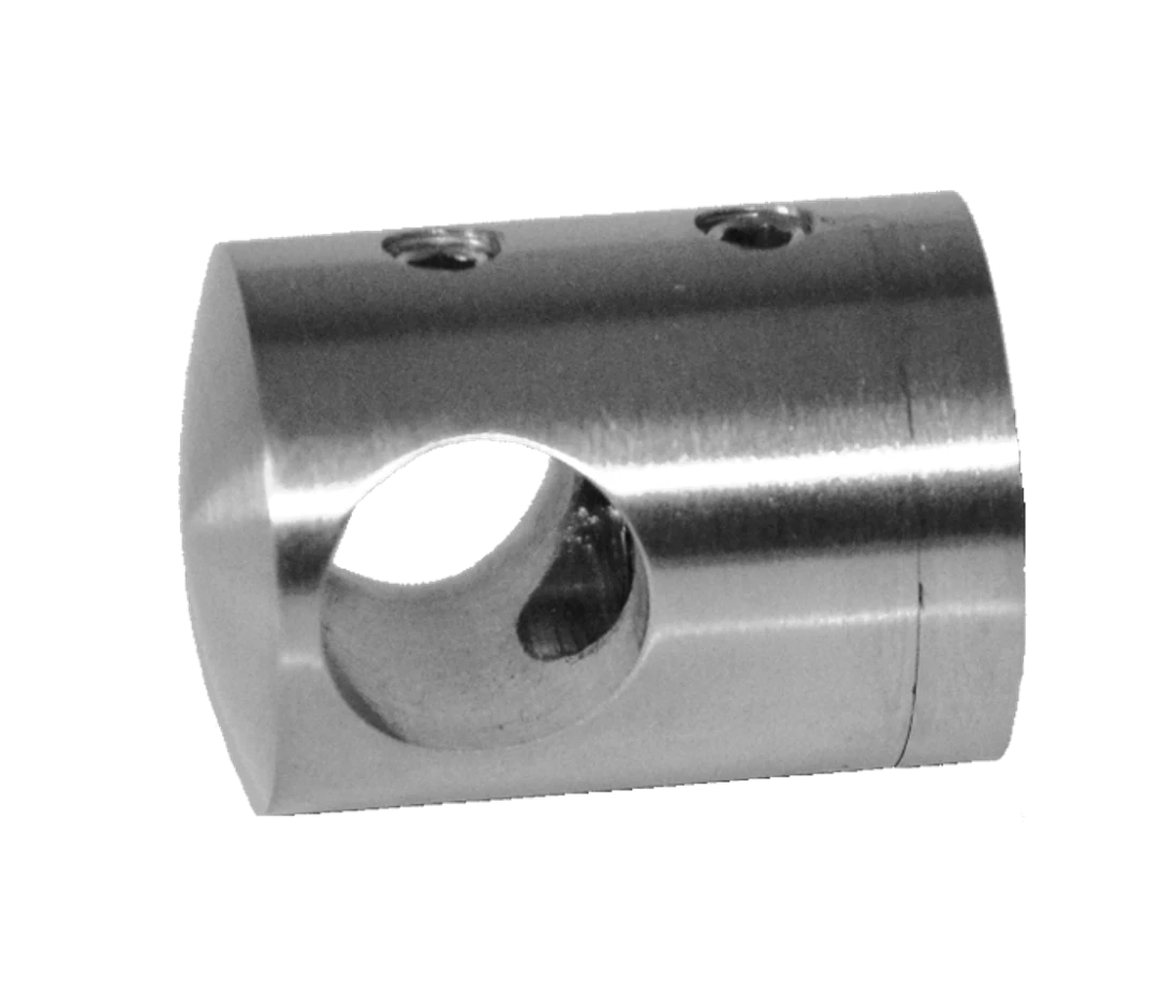 Držiak tyče ø 12 mm, plochý, brúsená nerez AISI 316