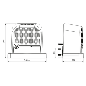 ROBO600KLT sada pre posuvnú bránu do 600 kg - slide 5