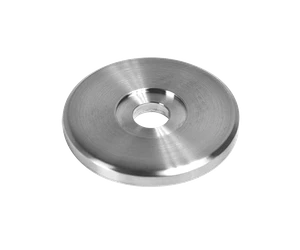 Deska pro boční kotvení sloupu ø 50 mm, broušená AISI 304 - slide 0