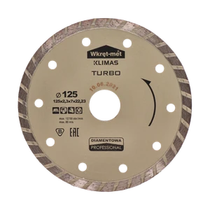 Turbo diamantový kotúč 125 x 2,3 x 22 mm - slide 0