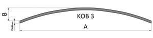 Oblúk typu KOB 3 ploché tyče - slide 0