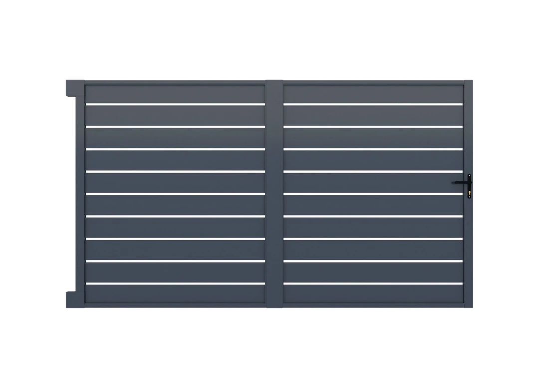 Posuvná brána, hliníková 4000 x 1803 mm