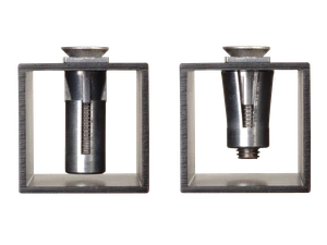 LOCINOX® QUICK-FIX upevňovacia skrutka z nehrdzavejúcej ocele s ťahovým odporom 1000 kg, 2KS skrutiek v balení - slide 1