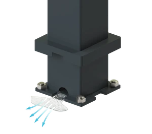 Bioklimatická pergola, hliníková 3 x 6 m, montovaná o stenu - slide 5