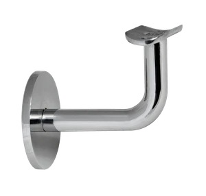 Držák madla ø 42,4 mm na stěnu, leštěná nerez AISI 304 - slide 1