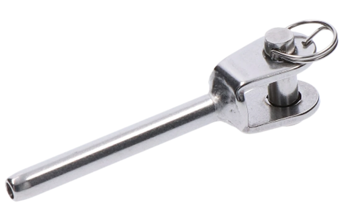 Lepiaci úchyt pre lanko ø 4 mm, brúsená nerez AISI 304