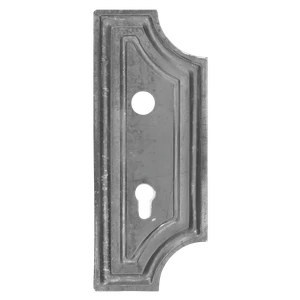 DOPREDAJ štít 280 x 112 x 3 mm, rozteč 90 mm, zdobený, pravý - slide 0